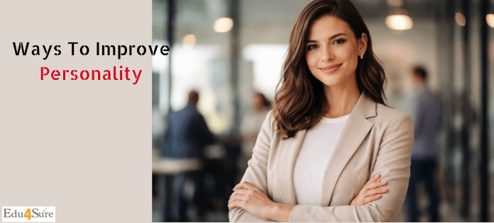 Confident corporate professional standing with composed posture in a modern office environment